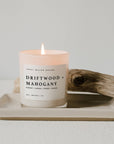 Driftwood and Mahogany 11 oz Soy Candle - Home Decor & Gifts