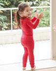 Modal Red Long Sleeve PJs