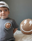 Tan Smiley Plush