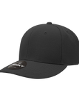 Decky 207 - Deluxe, Mid Pro Baseball Caps - 207: Black/Grey