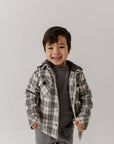 Babysprouts Kid's Hooded Shacket