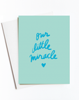 Blue Little Miracle card