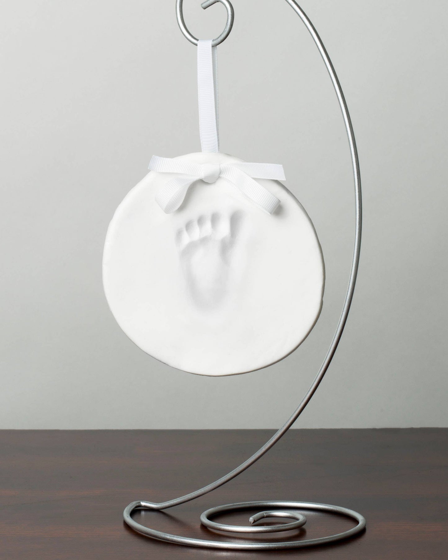 Baby Print Hanging Keepsake, White