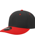 Decky 207 - Deluxe, Mid Pro Baseball Caps - 207: Black/Grey
