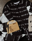Mama’s Boy | Black Bamboo Romper