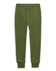 Modal Oilve Long Sleeve PJs: Olive / M (3T)