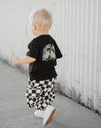 CHECKERED CHASER • BAMBOO TEE