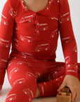 Bamboo Two Piece Pajamas | Fire Truck