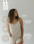 Cami Women's Bamboo Set | Grid
