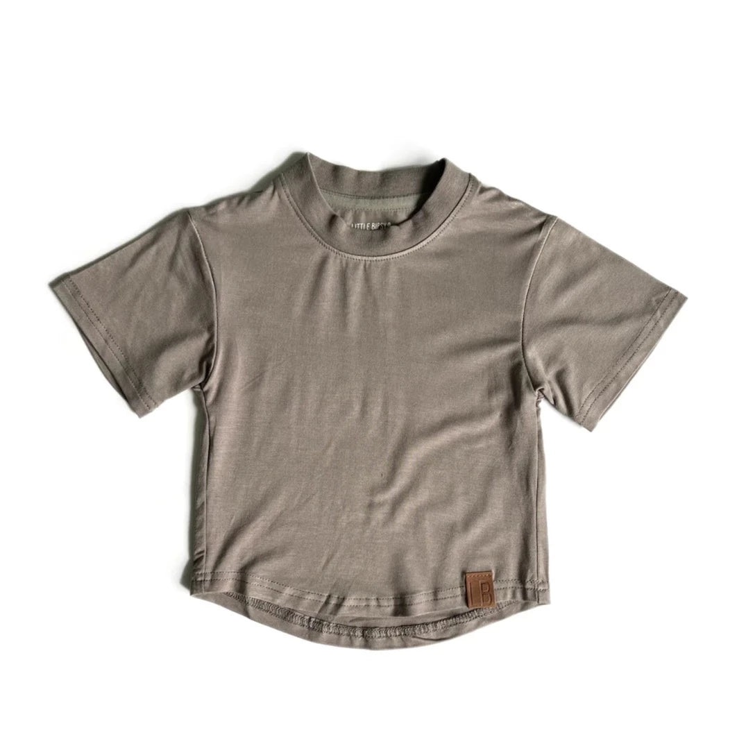 Little Bipsy Oversized Bamboo Tee - Mushroom