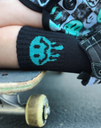 Socks - Aqua Smiley
