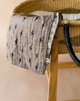 Muslin Quilt | Lightning Bolt & Wavy Checker