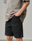 Denim Short - Black Wash