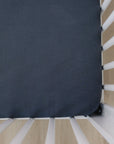 Charcoal Bamboo Stretch Crib Sheet