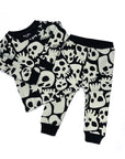 Skull Boom Halloween Long Sleeve PJs