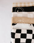 Plush Blanket  | Just Smile Black & White