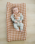Gingham Muslin Bib