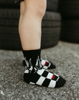 Socks - Checker Flame