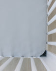 Stone Bamboo Stretch Crib Sheet