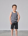 Denim Short - Black Wash