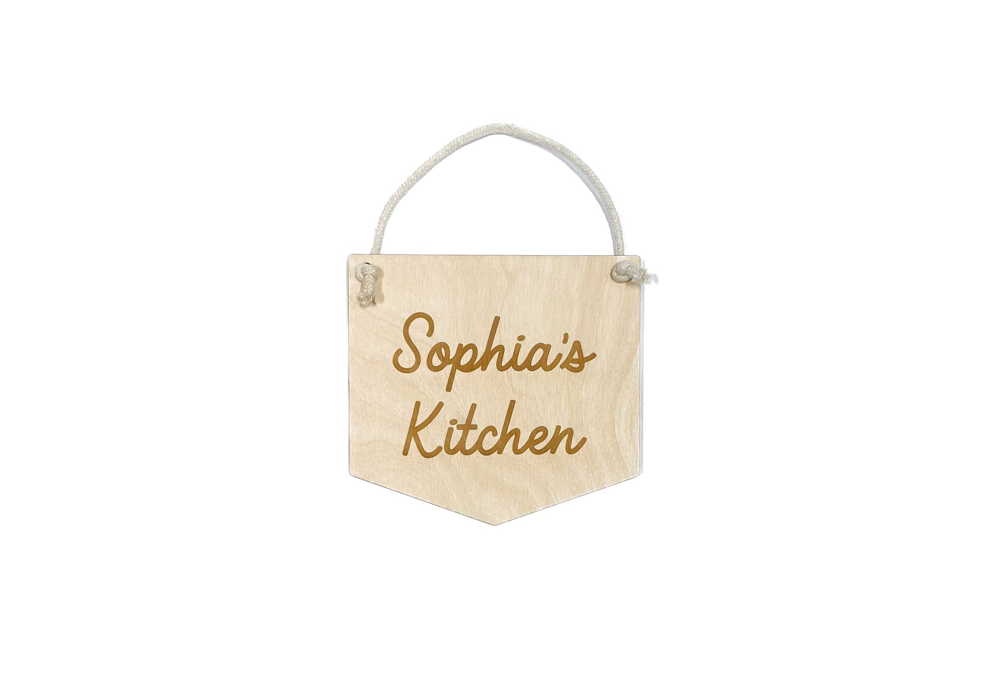 Kids Play Kitchen Sign