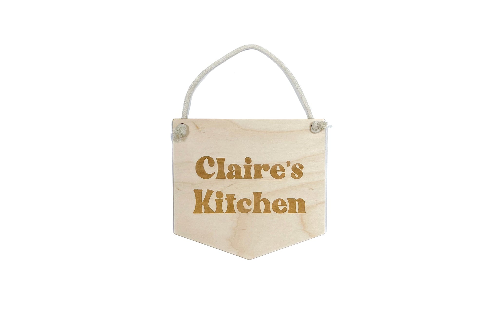 Kids Play Kitchen Sign