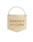 Kids Play Kitchen Sign