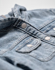 Lightweight Hooded Denim Jacket