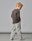 Long Sleeve Mineral Wash - Brown