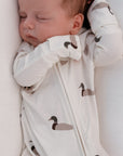 Bamboo Zip Pajamas | Mallard