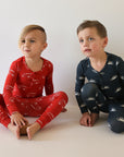 Bamboo Two Piece Pajamas | Police Cruiser