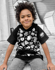 Short Sleeve Hoodie in Born To Be Wild