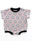 Short Sleeve Bubble Romper | Electric Drippy