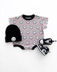 Short Sleeve Bubble Romper | Electric Drippy