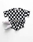 Shorts Set | Wavy Checkered