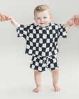 Shorts Set | Wavy Checkered