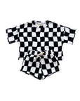 Shorts Set | Wavy Checkered