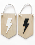 Lightning Bolt Hanging Sign
