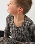 Bamboo Two Piece Pajamas | Street Micro Check