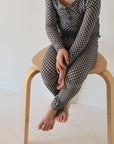 Bamboo Two Piece Pajamas | Street Micro Check