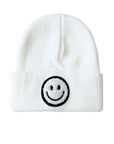 Smiley Beanie | White