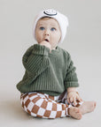 Smiley Beanie | White