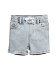 Straight Denim Short - Light Wash
