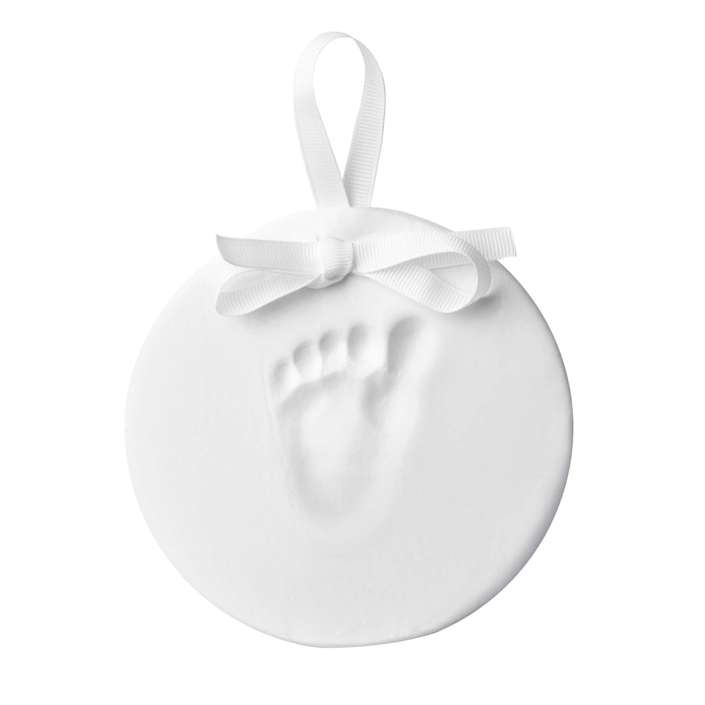 Baby Print Hanging Keepsake, White