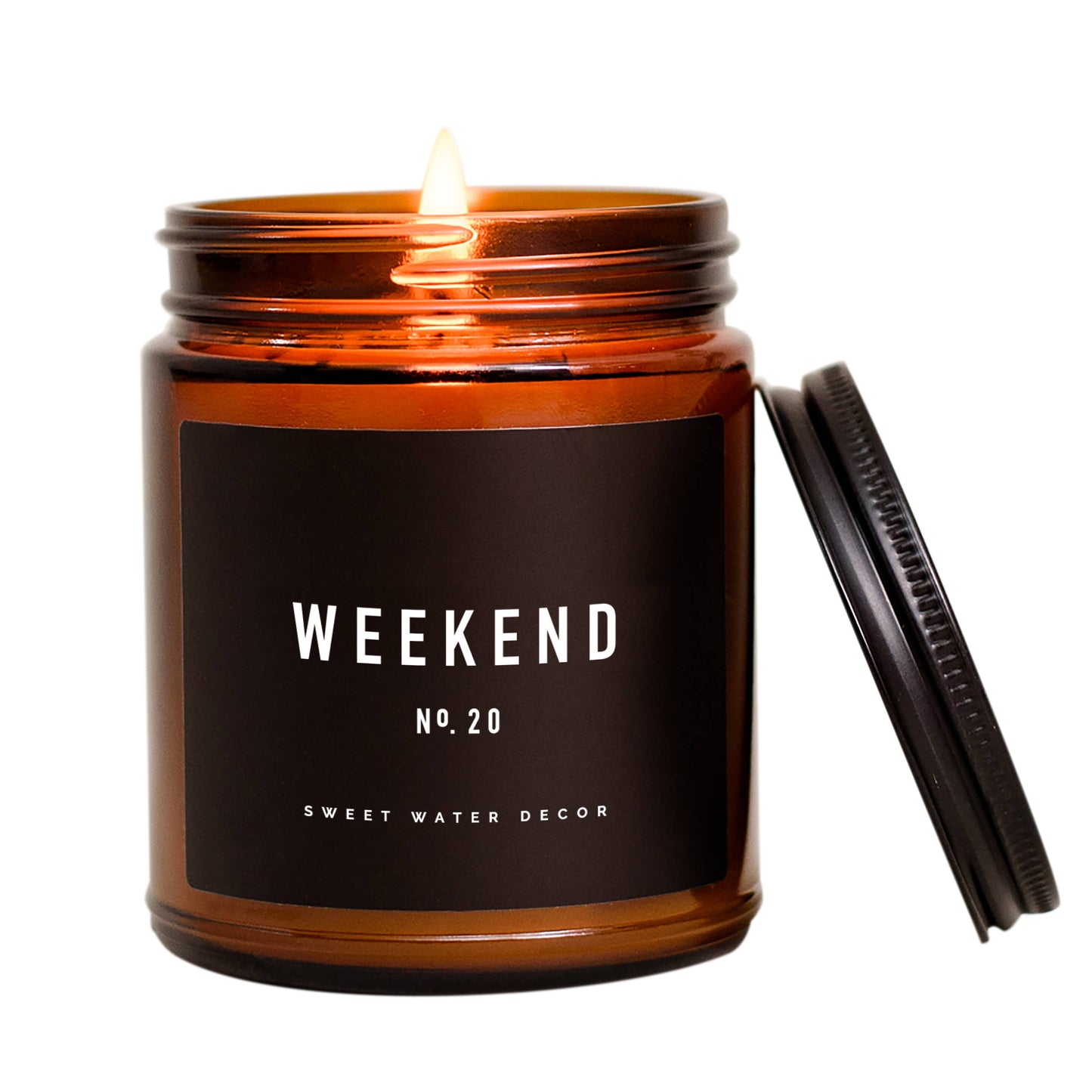 Weekend Soy Candle - Amber Jar - 9 oz