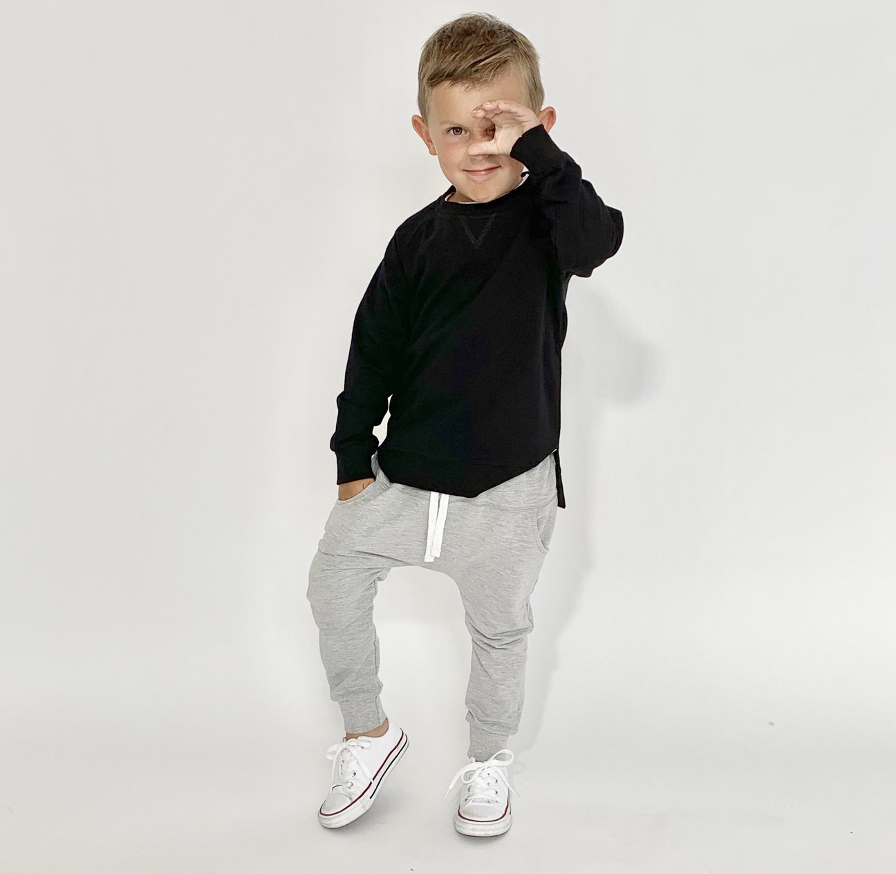 Little Bipsy Pullover - Black