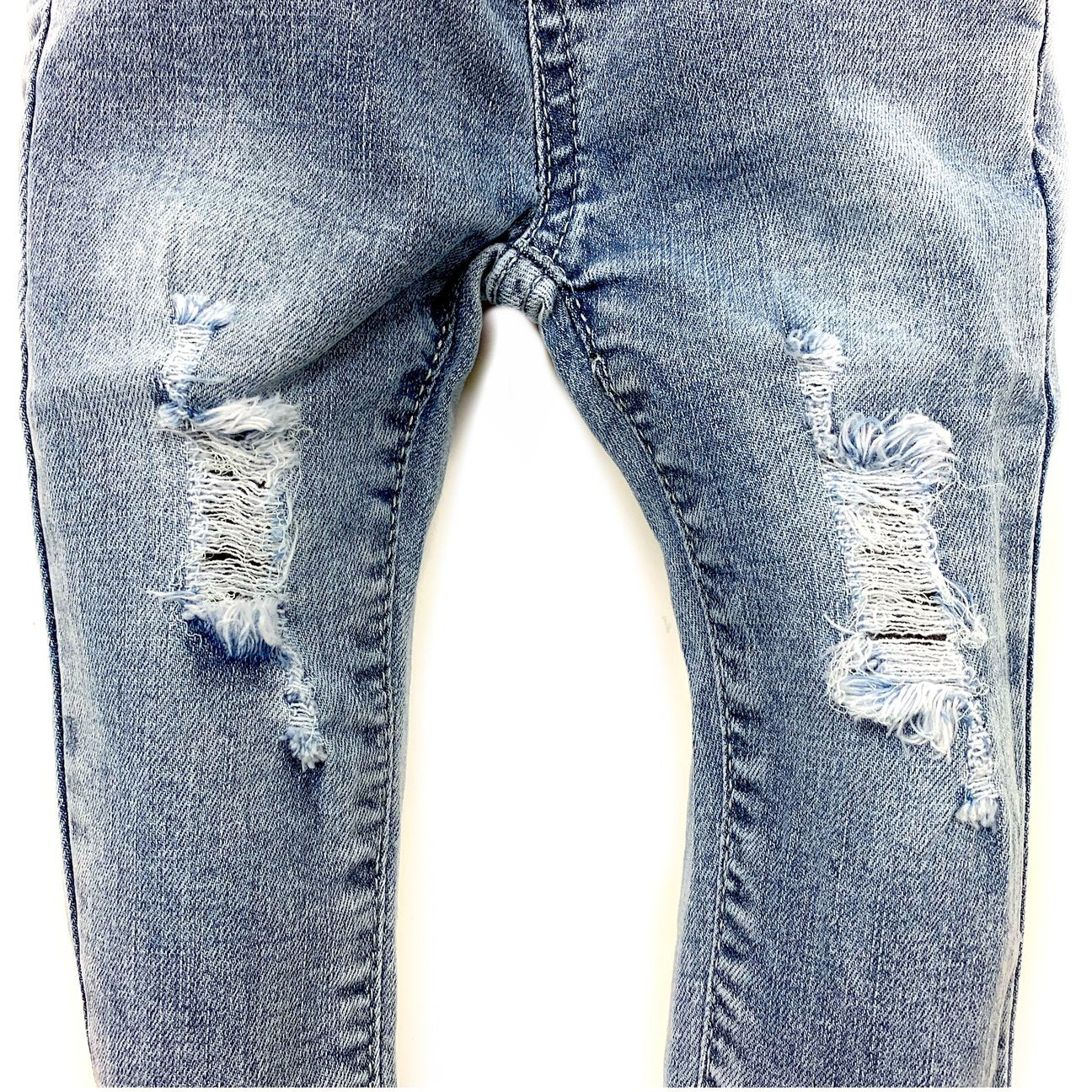 Little Bipsy Distressed Denim - Light Wash