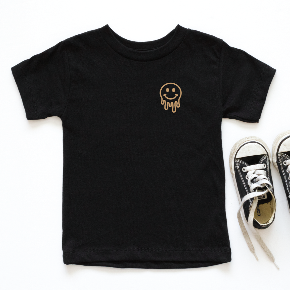 Drippy Smiley - Pocket Style Tee