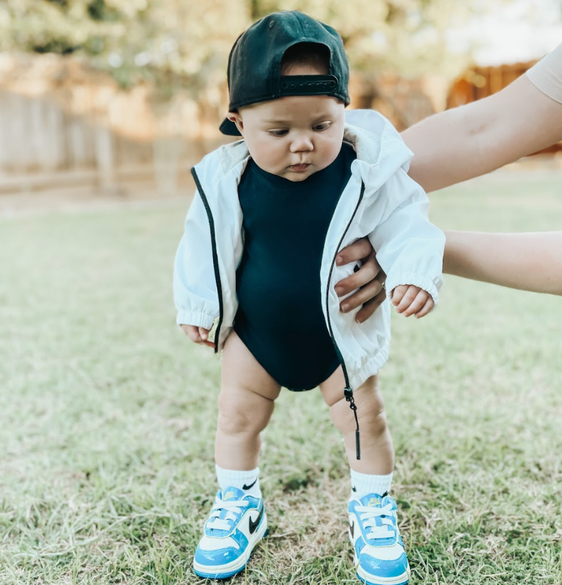 Little Bipsy Zip-up Windbreaker - White