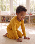 Bamboo Mustard Long Sleeve PJs